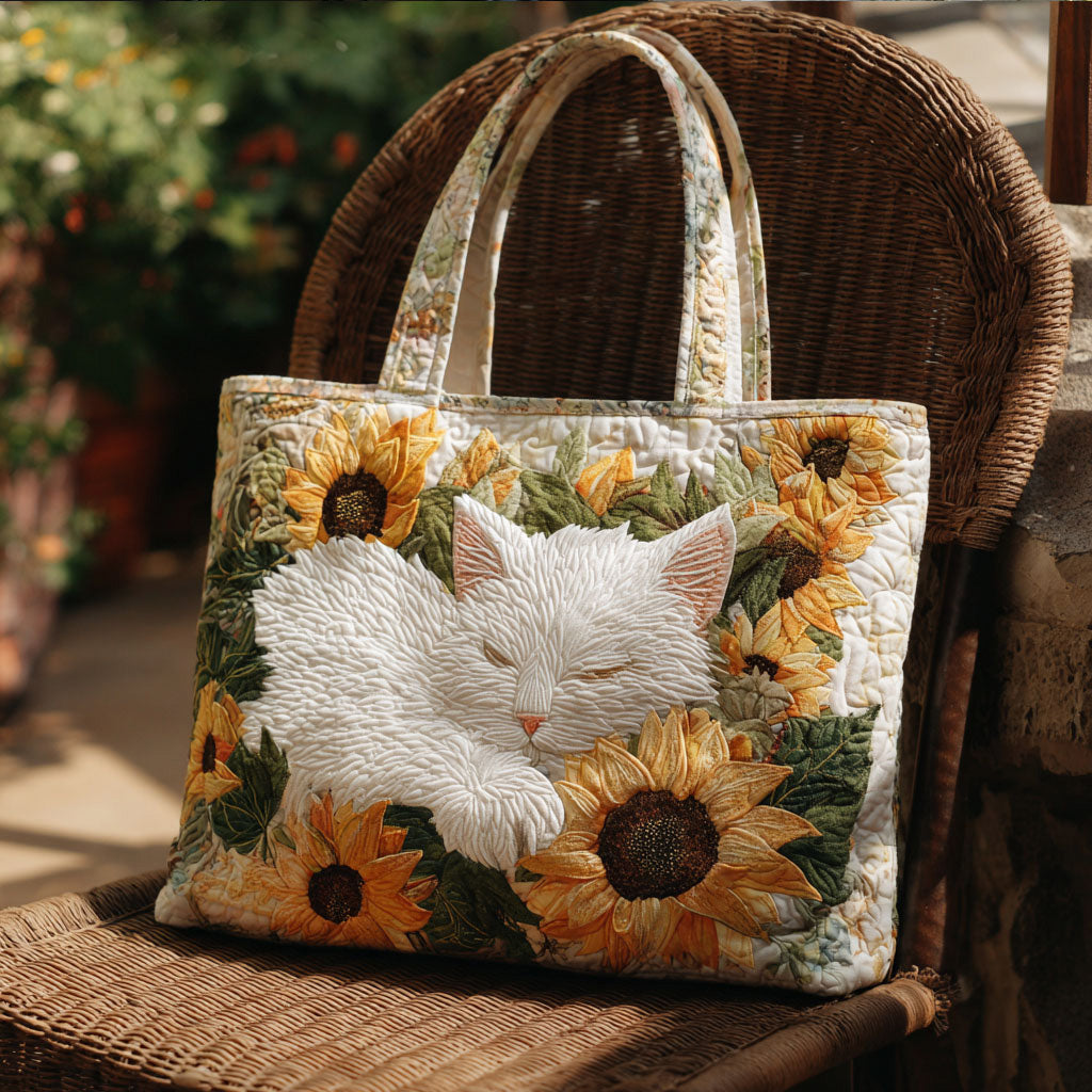 Noir in the Sun Quilted Tote Bag