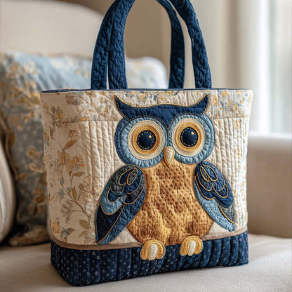 Mystic Feathers Quilted Tote Bag