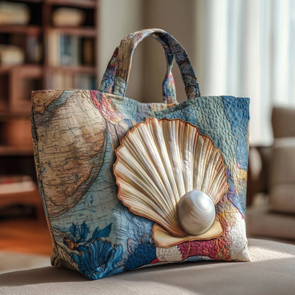Ocean Breeze Quilted Tote Bag