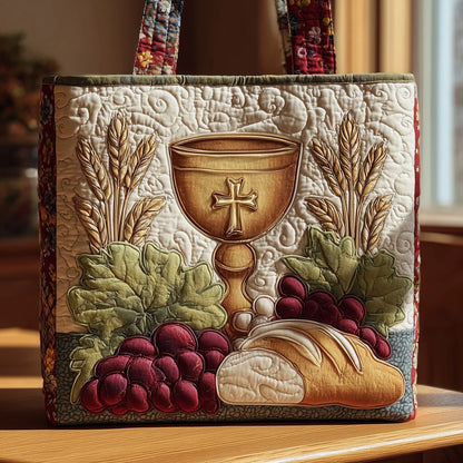Holy Supper Quilted Tote Bag GFTONT1687