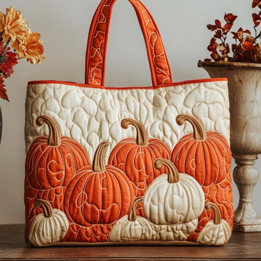 Autumn Bliss Quilted Tote Bagag