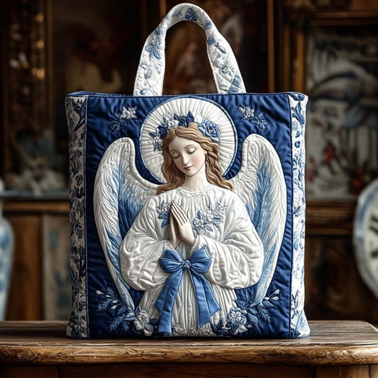 Blue Seraph Grace Quilted Tote Bag