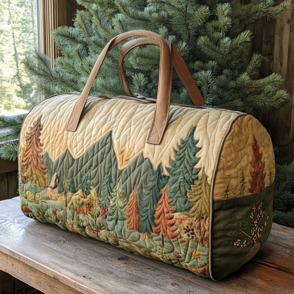 Echoing Pines Quilted Duffle Bag