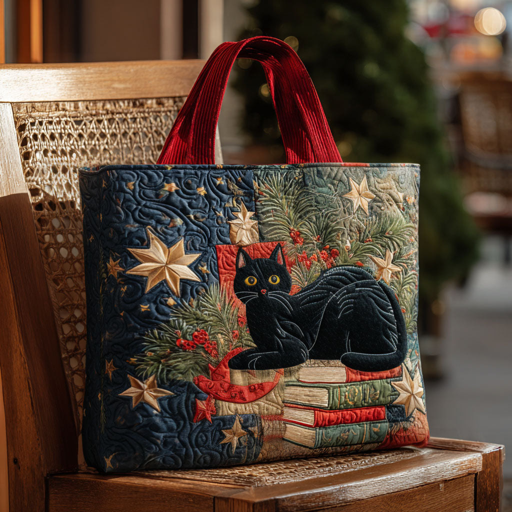 Forever Feline Quilted Tote Bag