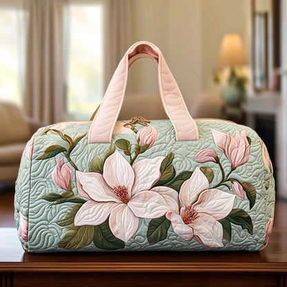 Gentle Blossom Quilted Duffle Bag