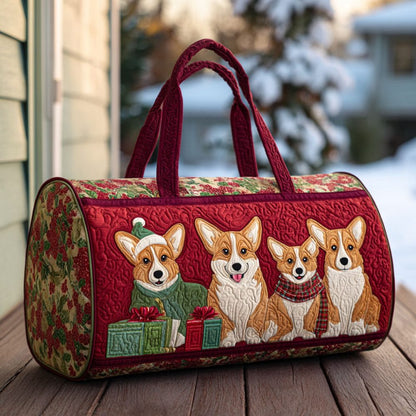 Gift Wrapped Smile Quilted Duffle Bag