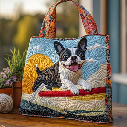 Morning Run Quilted Tote Bag