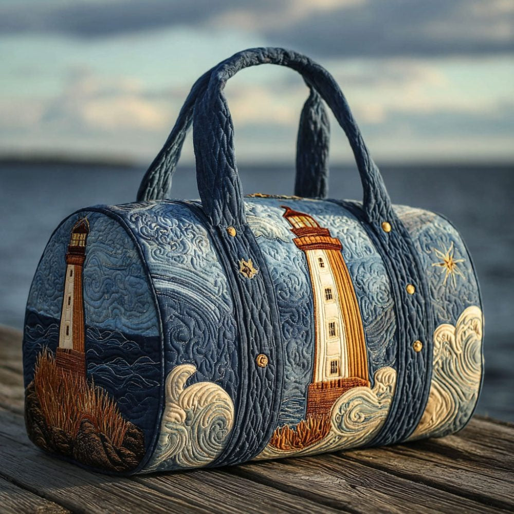 Mystic Tower Quilted Duffle Bag