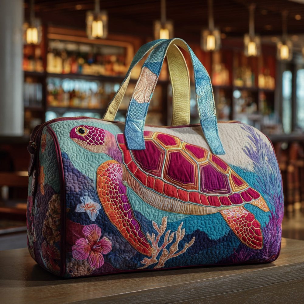 Ocean Drift Quilted Duffle Bag