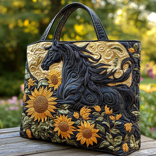 Prairie Bloom Quilted Tote Bag