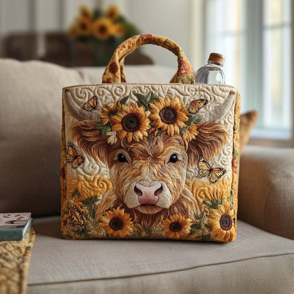 Shaggy Friend Quilted Tote Bag