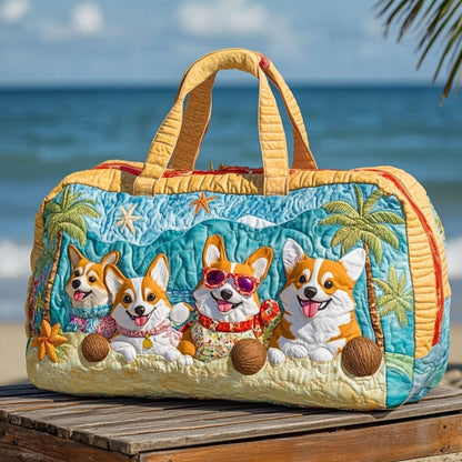 Tail Wag Magic Quilted Duffle Bag