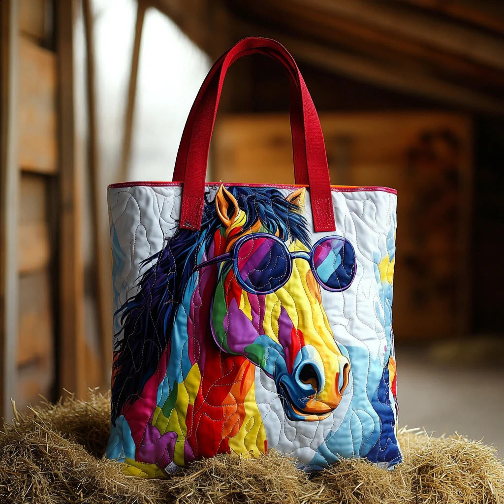 Horseplay Quilted Tote