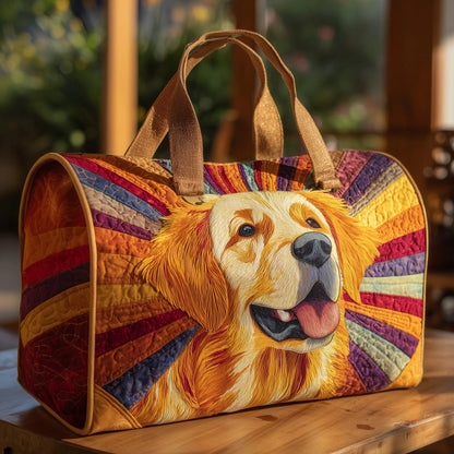 Golden Retriever Quilt Duffle Bag Quilted Duffle Bag