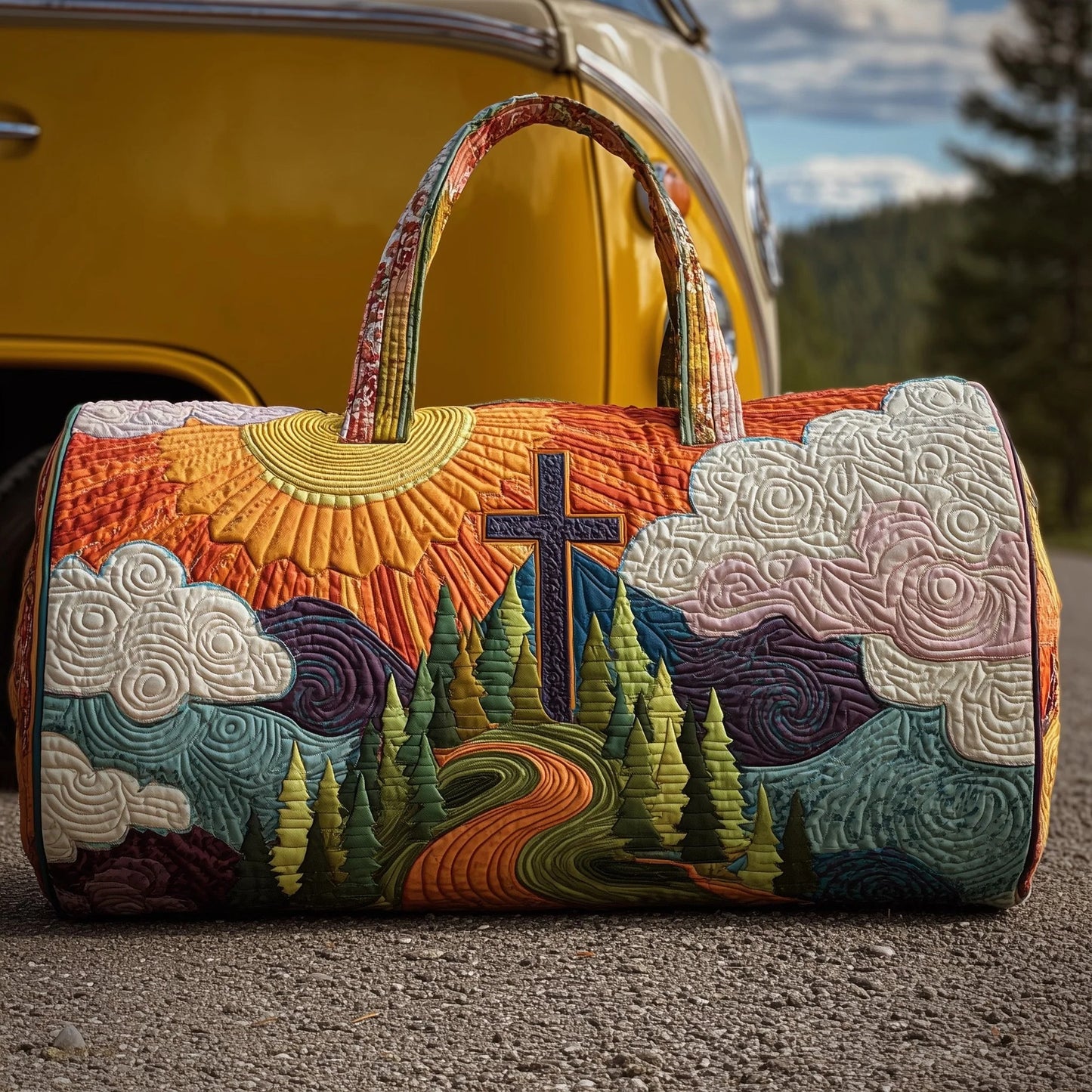 Christian Quilted Duffle Bag