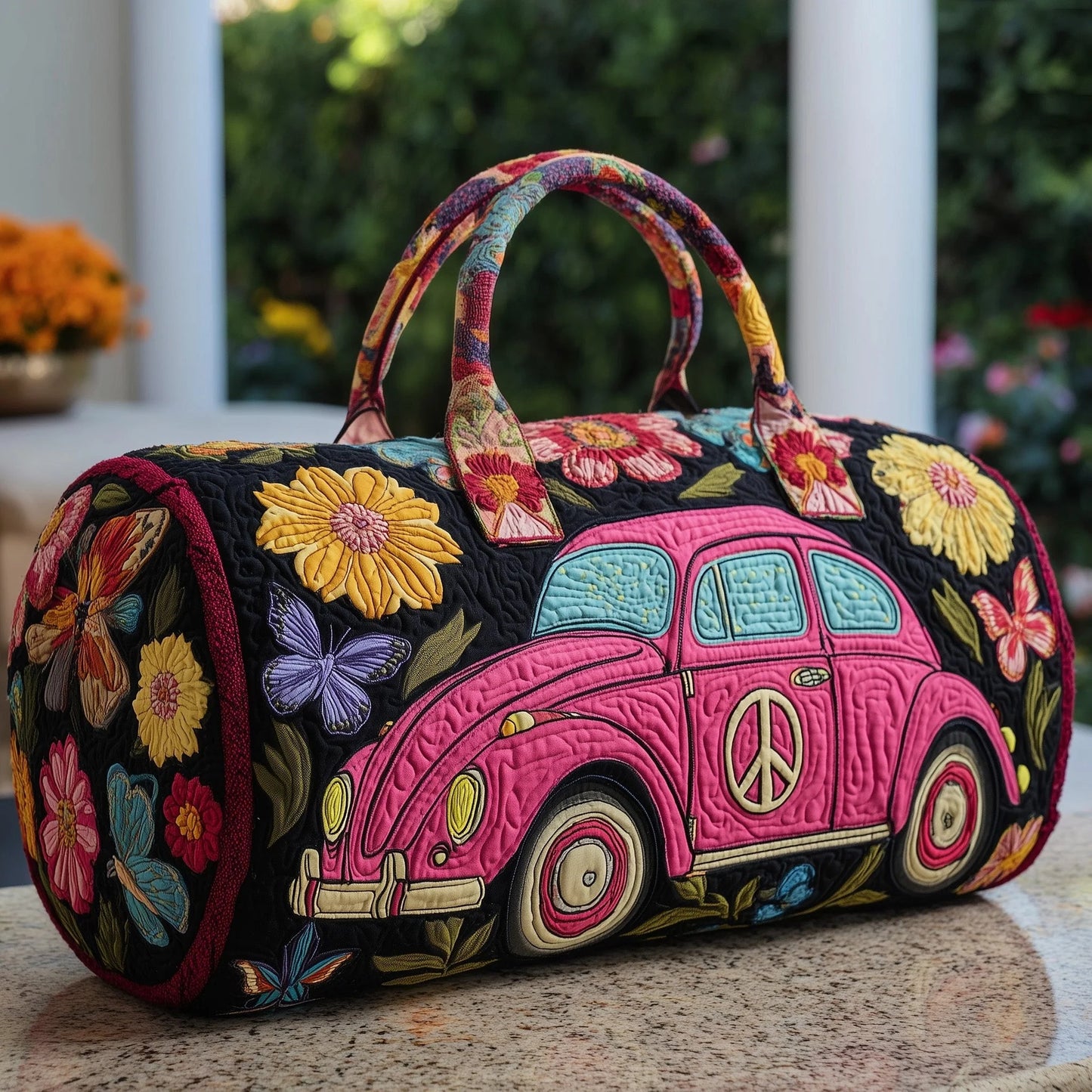 Groovy Ride Quilted Duffle Bag