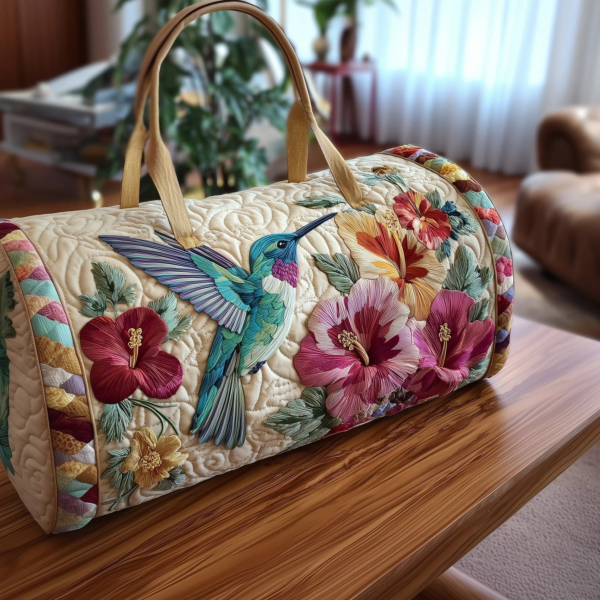 Hummingbird Quilted Duffle Bag GFTONT2179