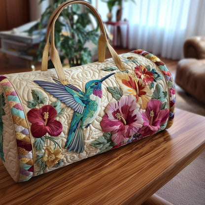Hummingbird Quilted Duffle Bag