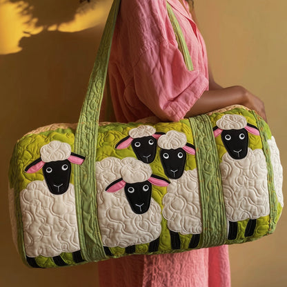 Sheep Quilted Duffle Bag