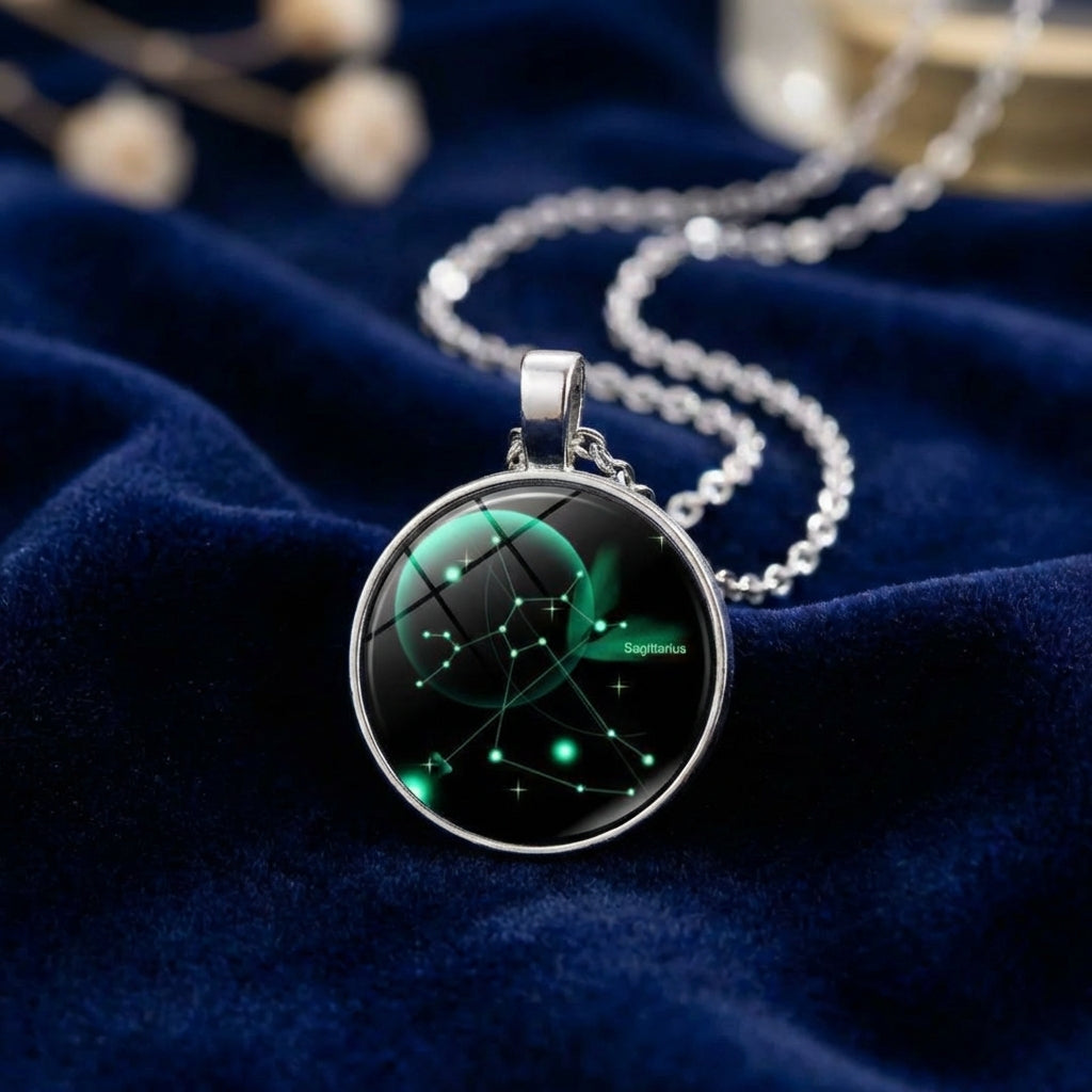 Zodiac Crystal Pendant Variant 08