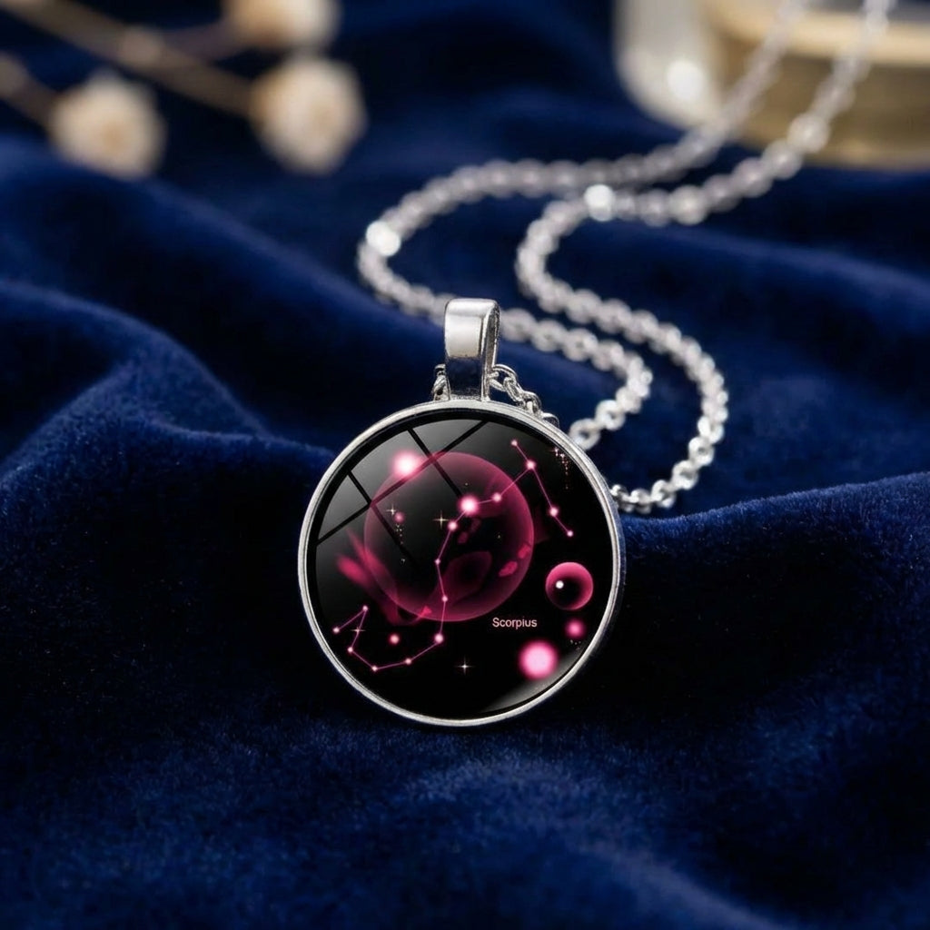 Zodiac Crystal Pendant Variant 13