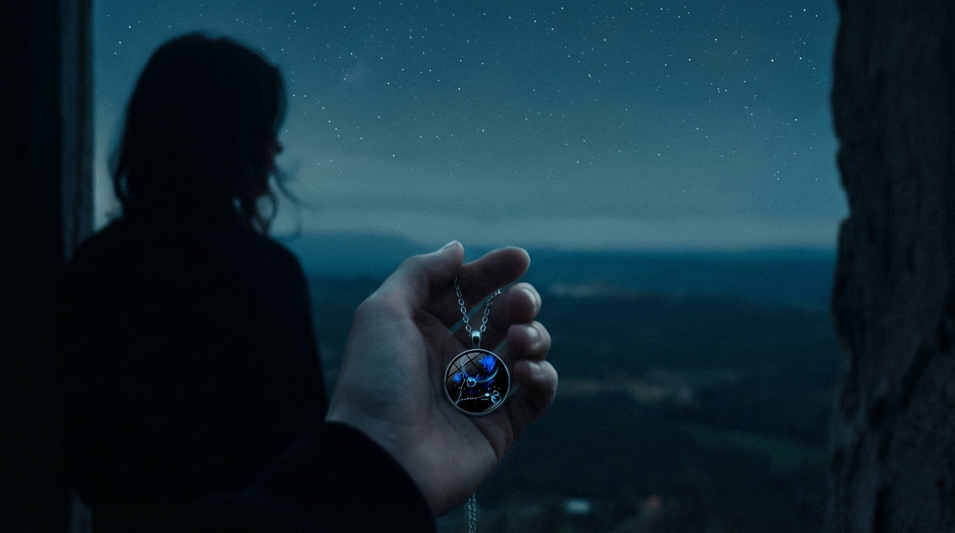 Complete constellation inside crystal